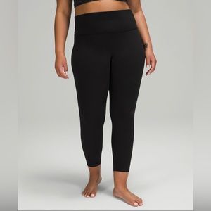 lululemon  25” in high rise black align leggings